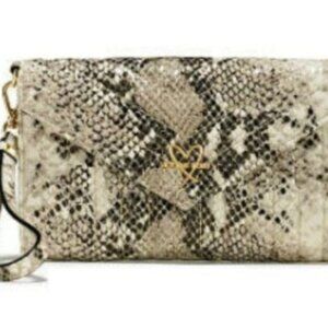 Victorias Secret Valentines Bag Clutch Wristlet luxe Python